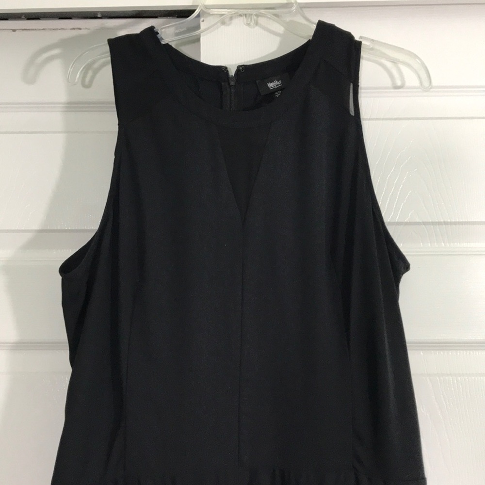 Massimo Black Sleeveless Jumpsuit XL